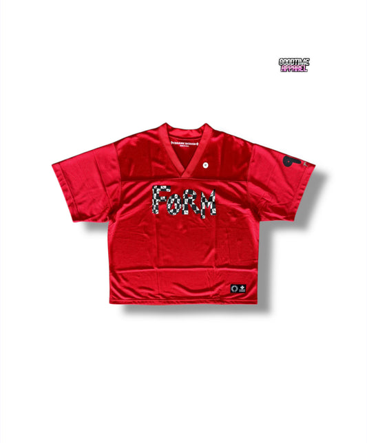 Red Logo Mesh Jersey