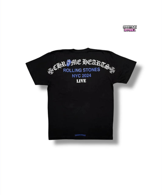 Black and Blue Rolling Stones Tee